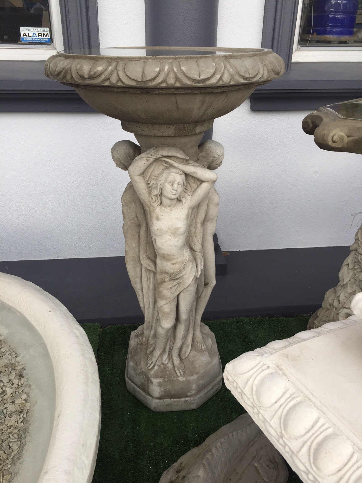 Three Graces Birdbath